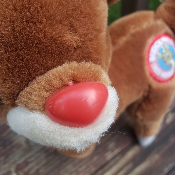 Vintage APPLAUSE Rudolph The Red Nosed Reindeer - 13" TALL - Picture 12 of 12